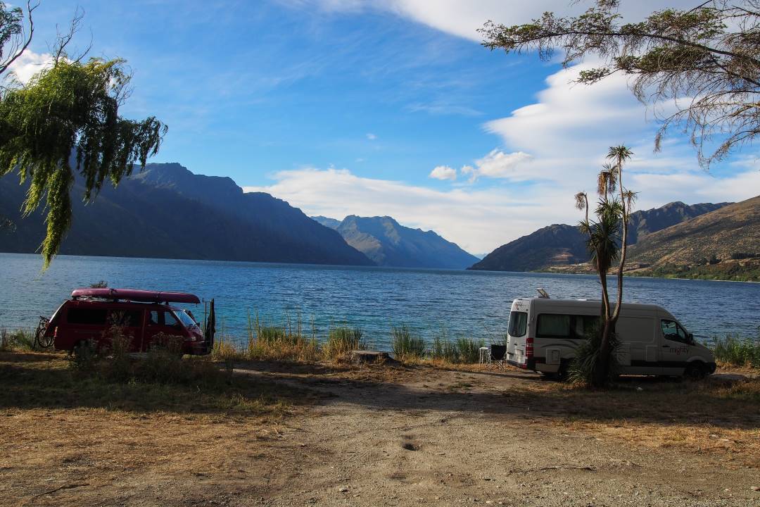 2 semaines en Nouvelle-Zélande : camping au lac Wakatipu
