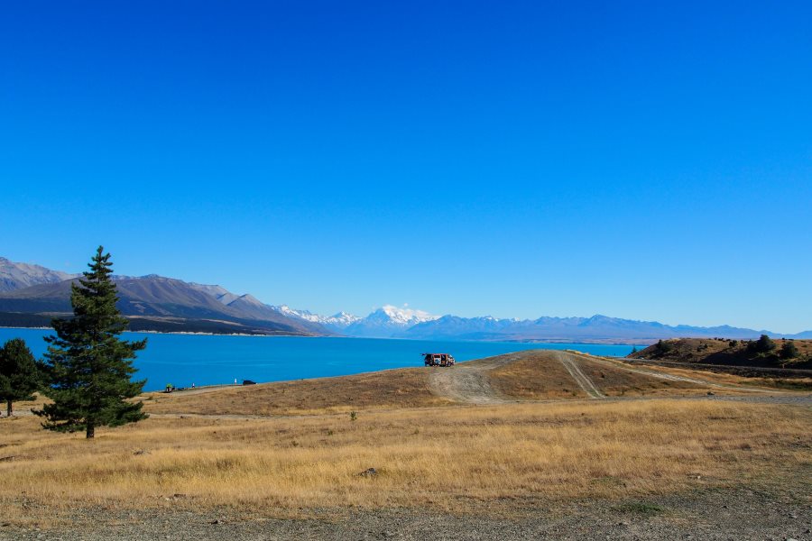 Meilleurs campings gratuits de Nouvelle-Zélande : Lake Pukaki Reserve